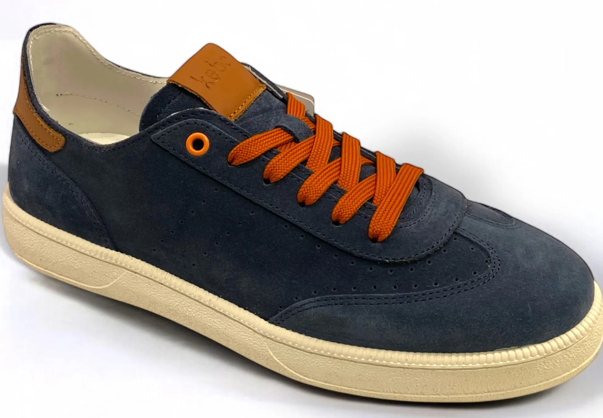 Sneaker KEBO LG5040 scarpe uomo in camoscio blu