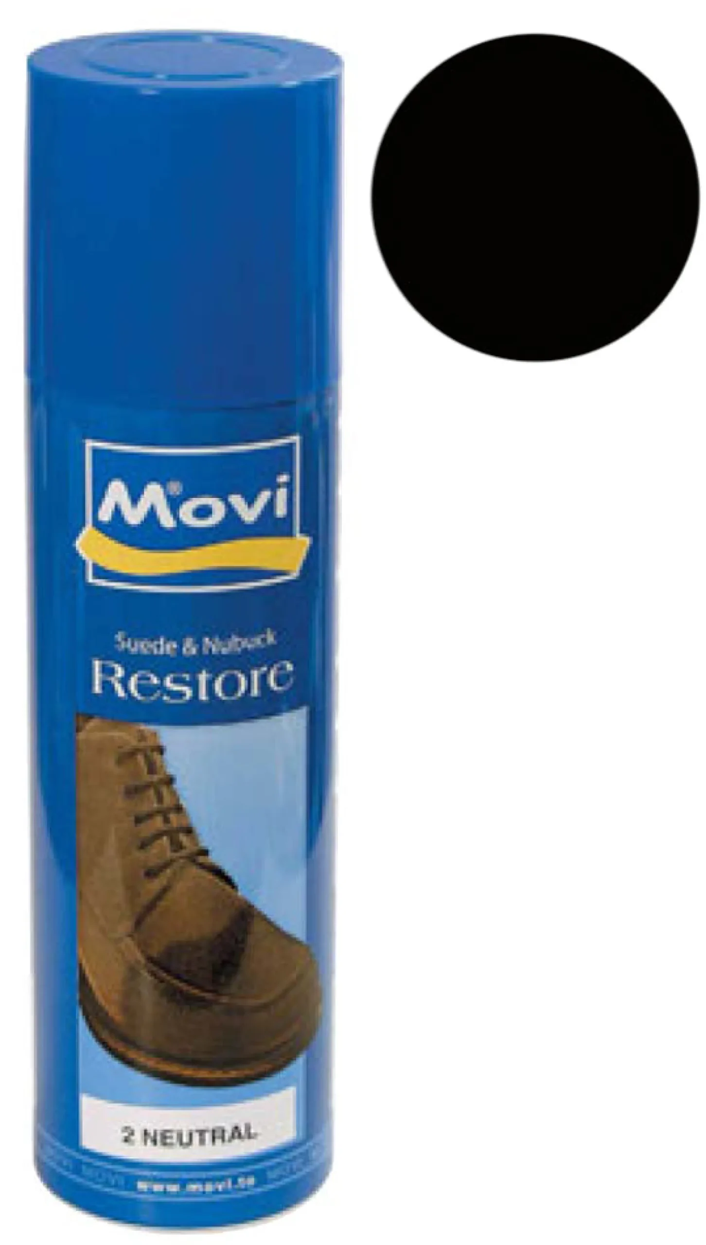 Spray ravvivante per camoscio e nubuck di colore nero
